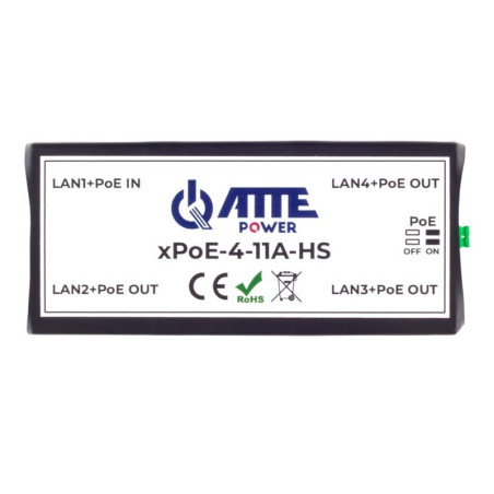 Extender PoE - xPoE-4-11A-HS