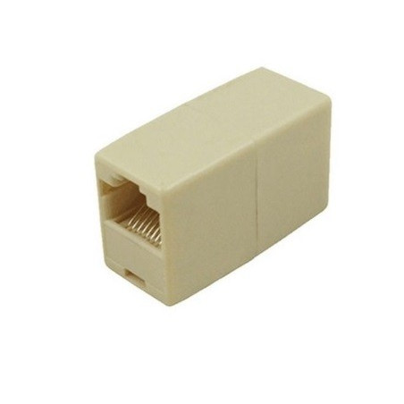 Gniazdo RJ45 podwójne - ADAPTER  RJ45/RJ45