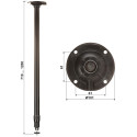 Uchwyt sufitowy / teleskopowy - BR-60X120-B
