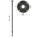 Uchwyt sufitowy / teleskopowy - BR-100x200-B
