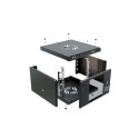 Szafa RACK 10" 4U - S-RC10-4U-300GB