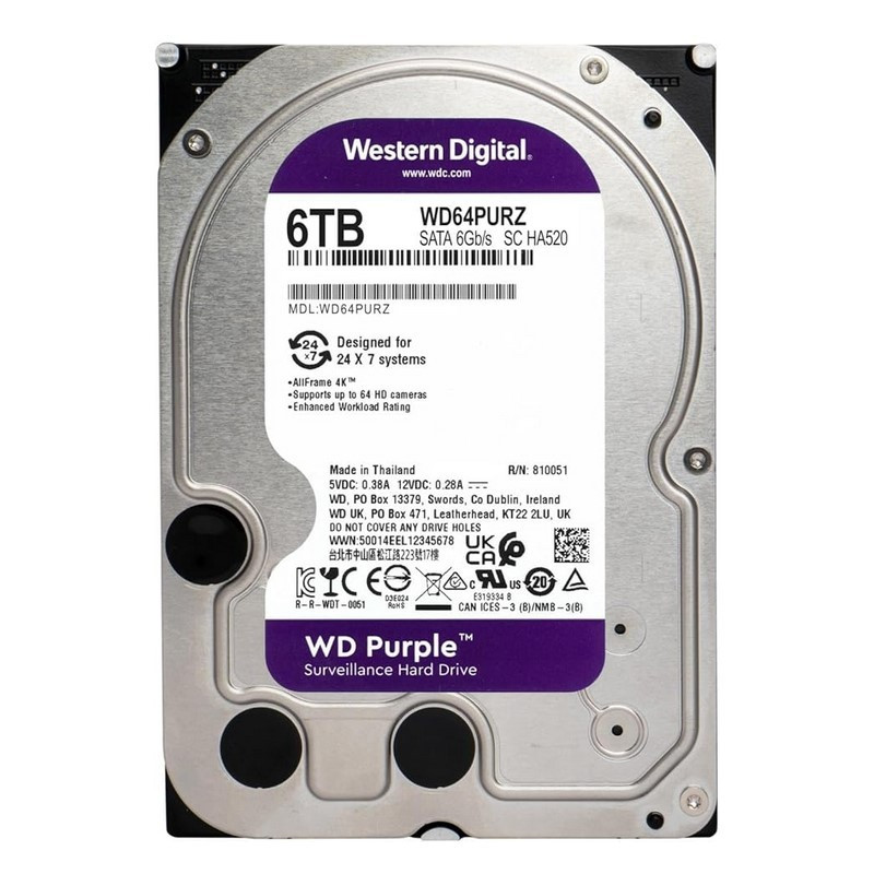 Dysk 6TB PURPLE - WD64PURZ